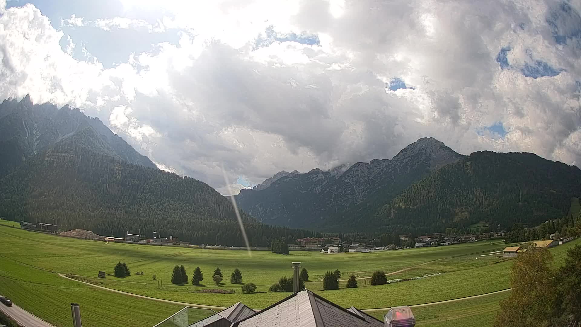 Webcam Toblach Dolomites – Vue depuis l’Hôtel Rosengarten
