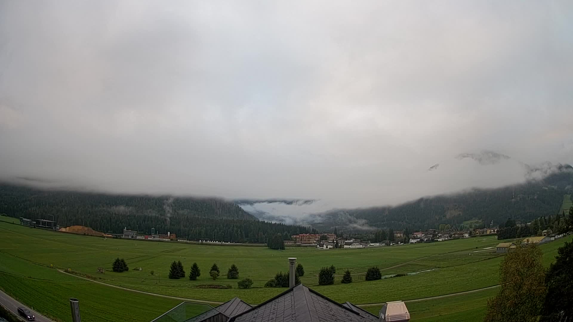 Webcam Toblach Dolomites – View from Hotel Rosengarten