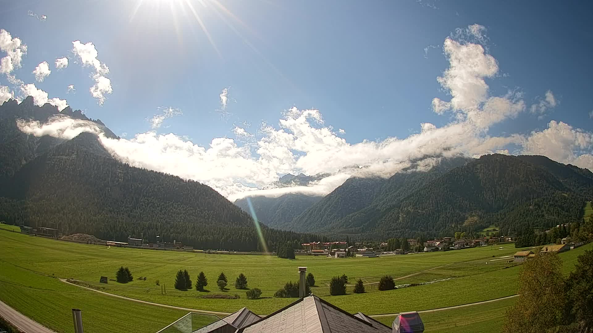 Webcam Toblach Dolomiten – Blick vom Hotel Rosengarten