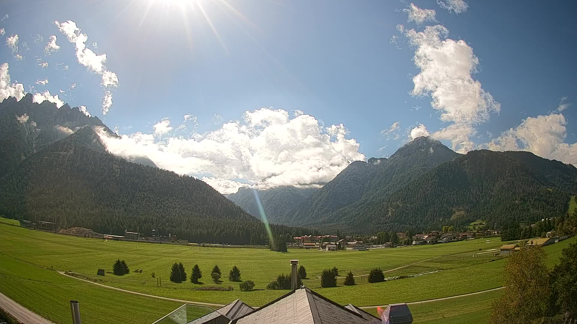 Webcam Toblach Dolomiten – Blick vom Hotel Rosengarten