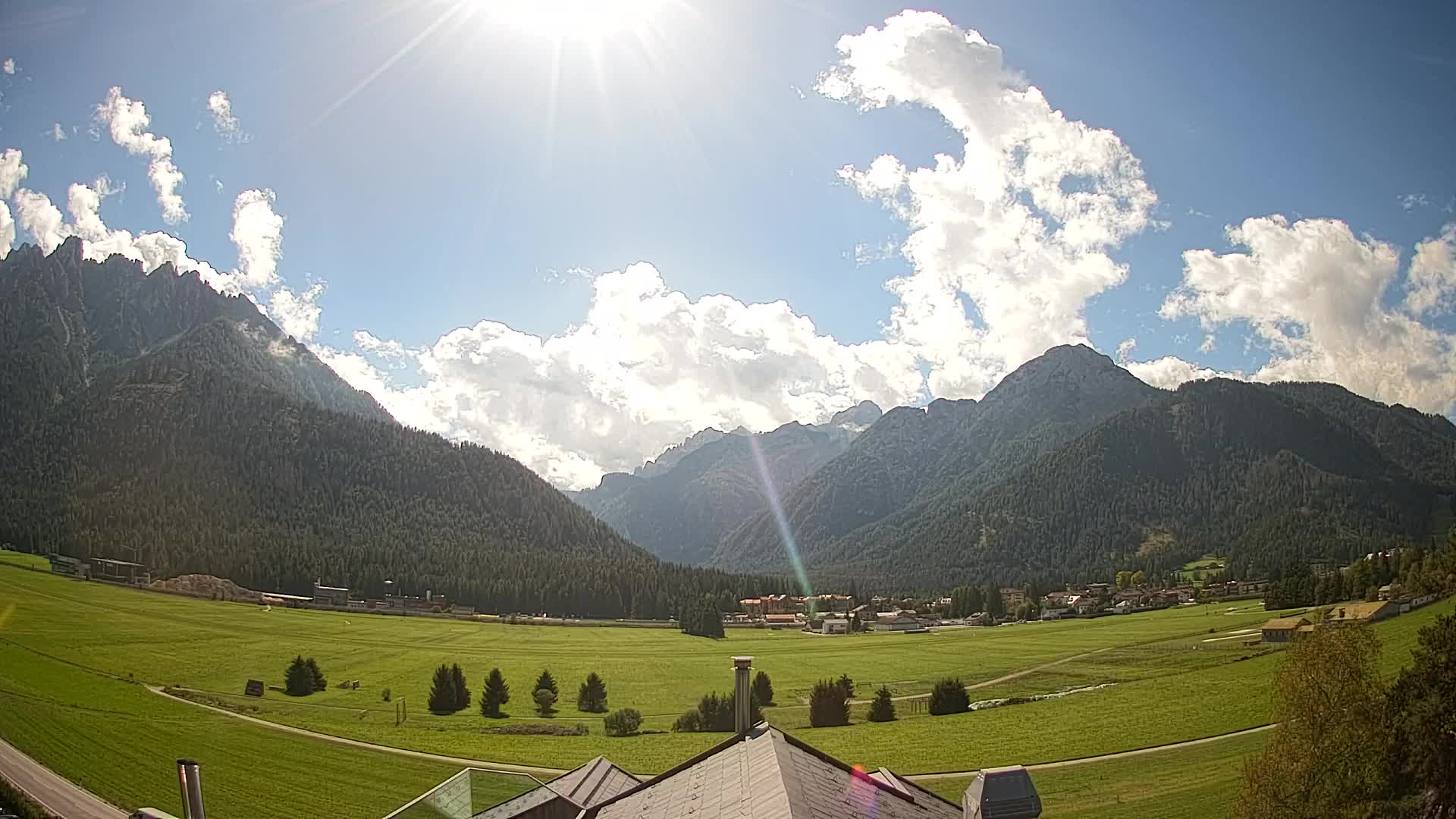 Webcam Toblach Dolomiten – Blick vom Hotel Rosengarten