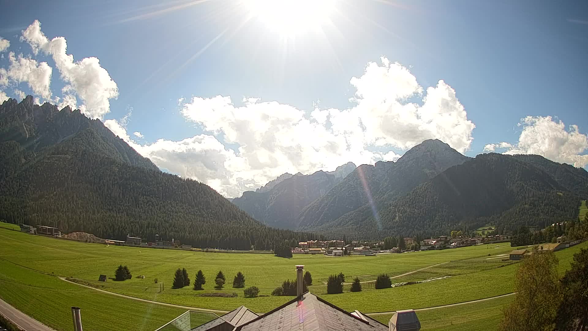 Webcam Toblach Dolomiten – Blick vom Hotel Rosengarten