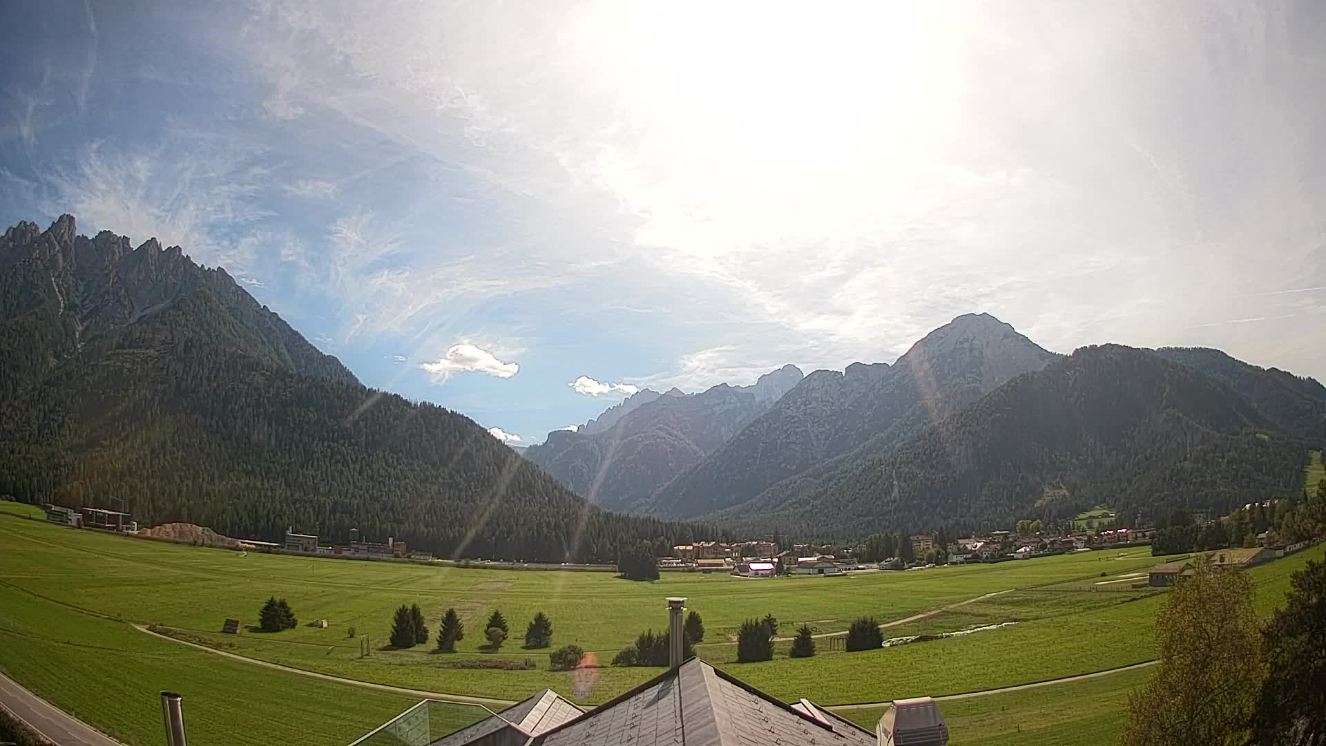 Webcam Toblach Dolomiten – Blick vom Hotel Rosengarten