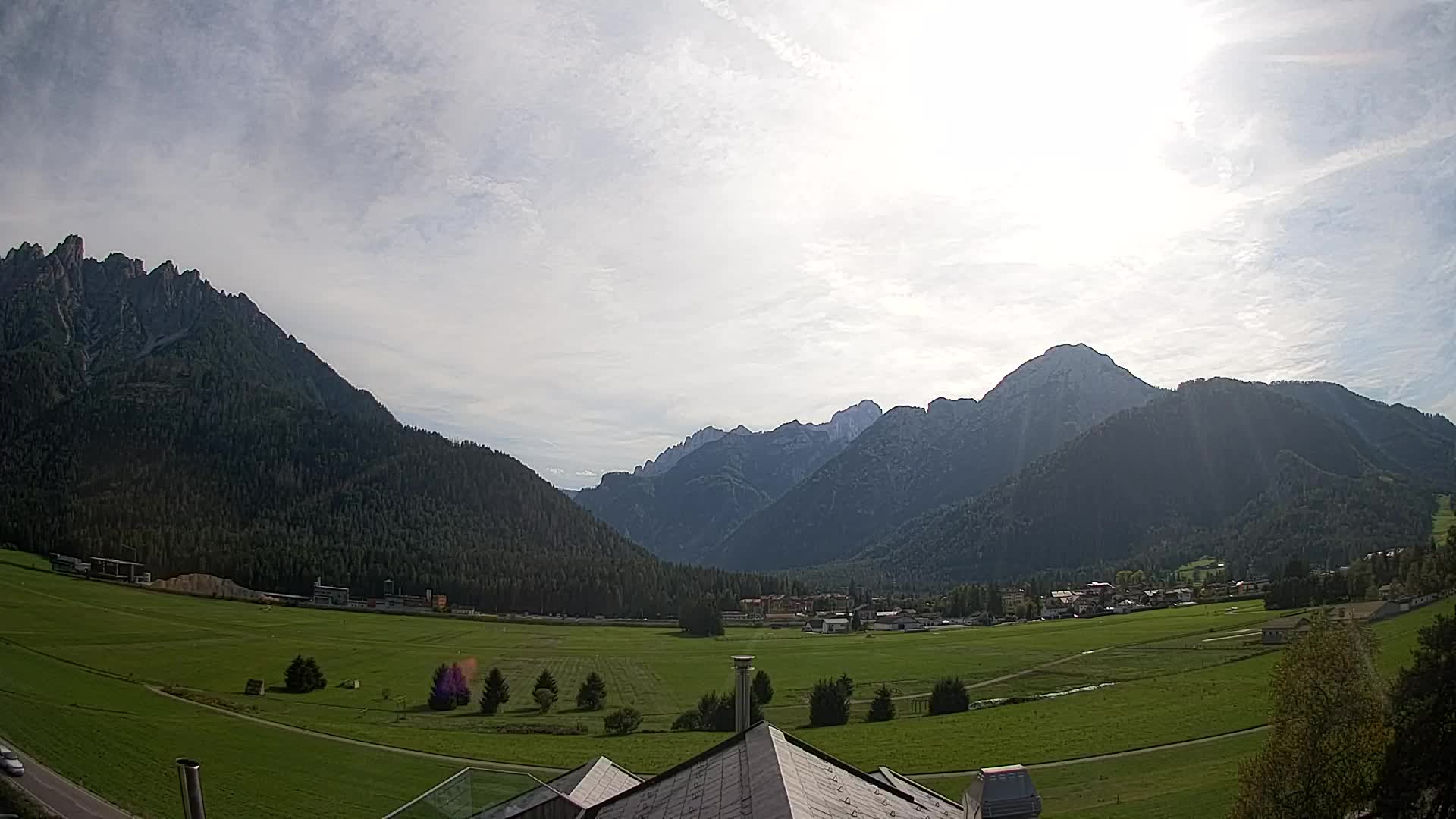 Webcam Toblach Dolomiten – Blick vom Hotel Rosengarten