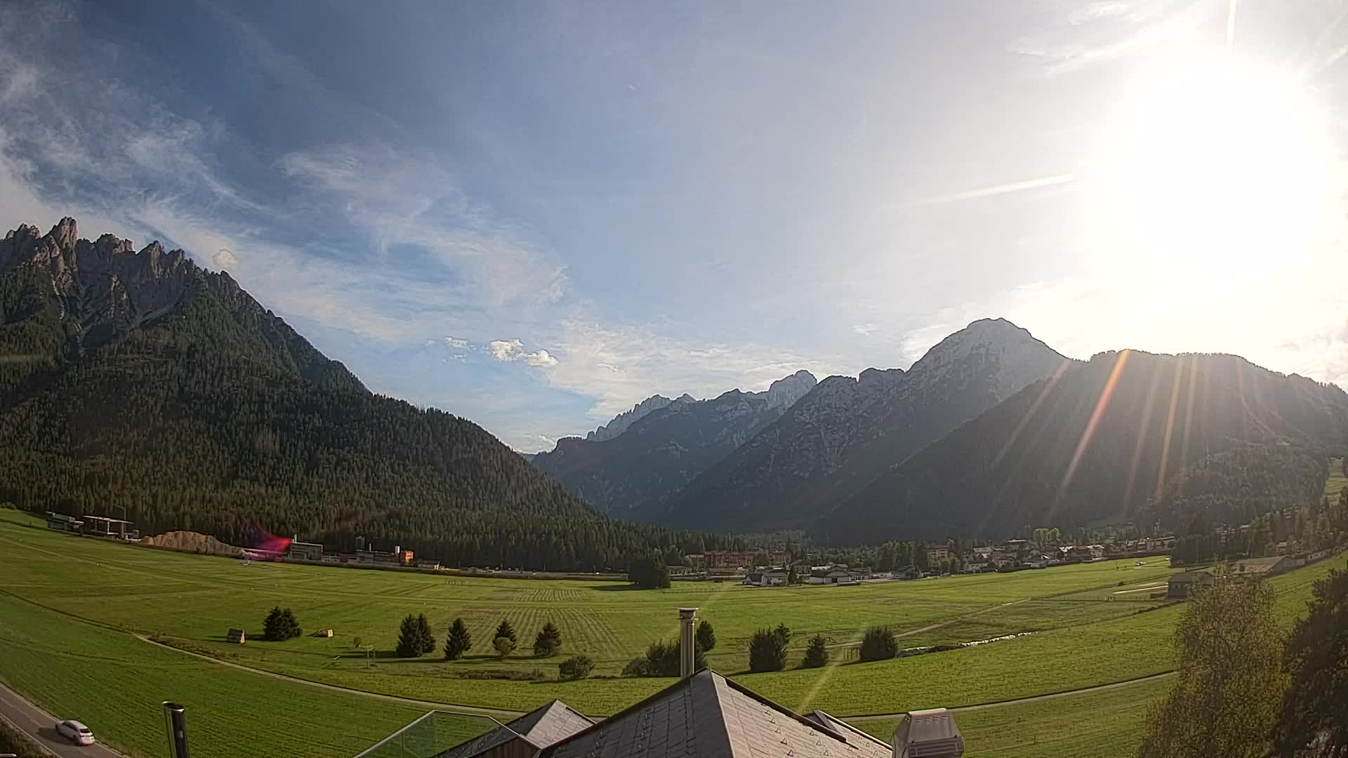 Webcam Toblach Dolomiten – Blick vom Hotel Rosengarten