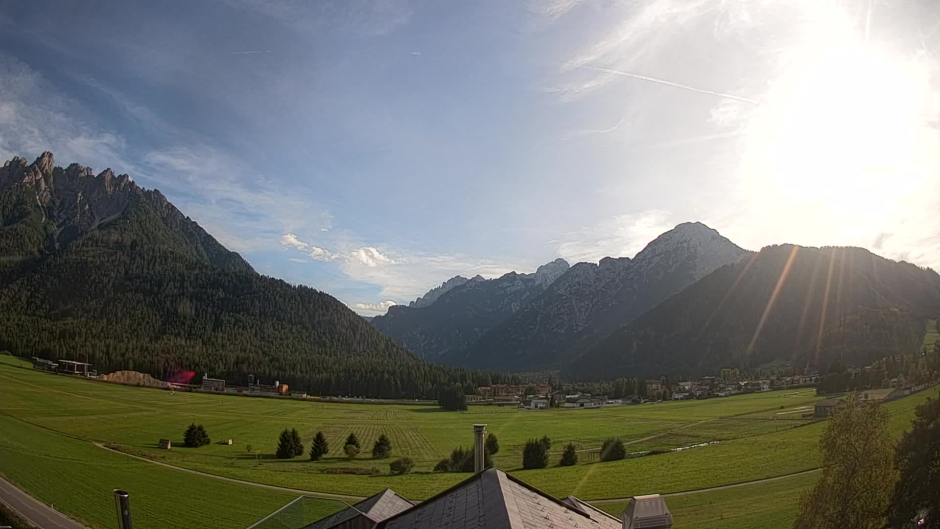 Webcam Toblach Dolomiten – Blick vom Hotel Rosengarten