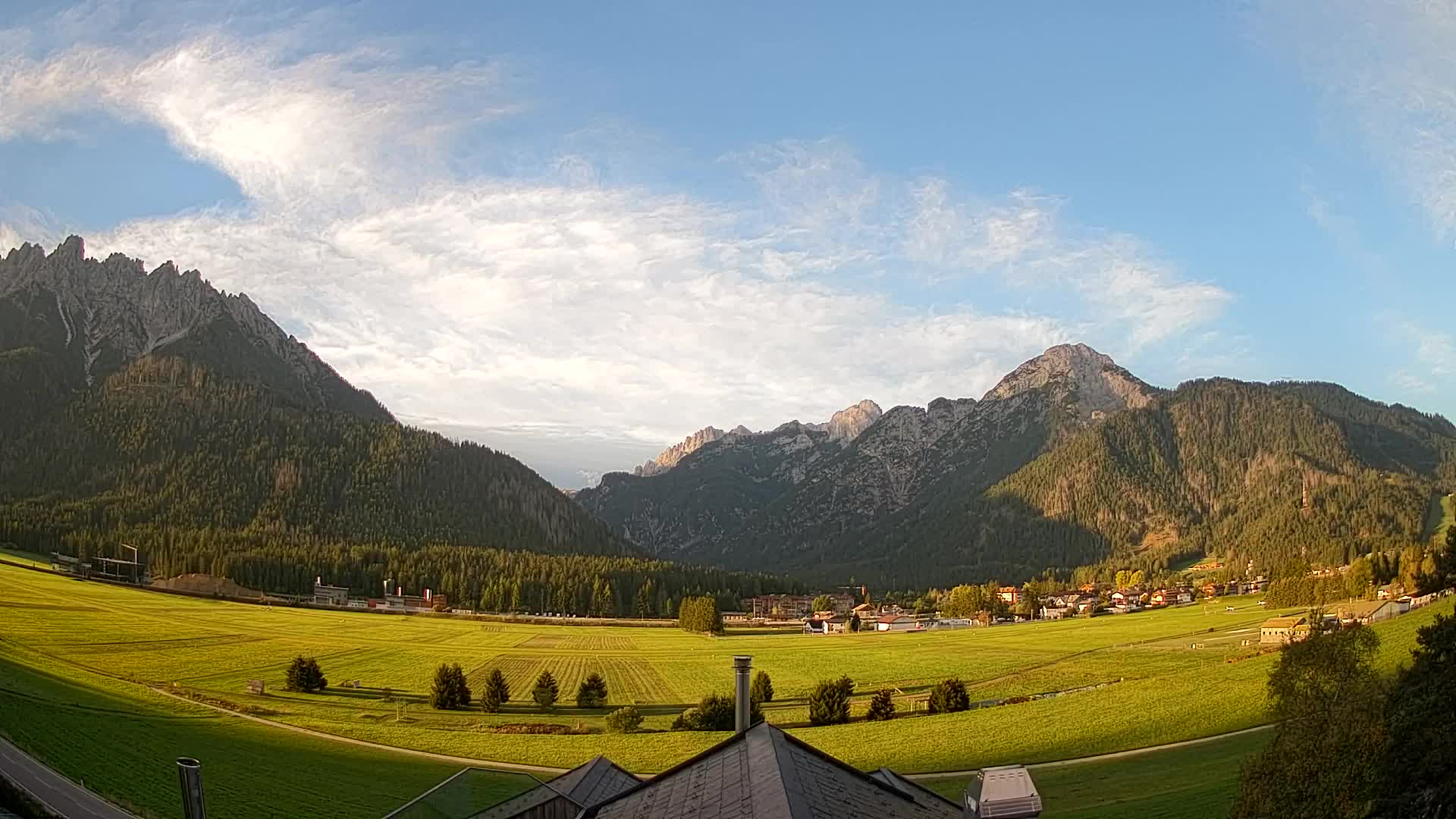 Webcam Toblach Dolomites – Vue depuis l’Hôtel Rosengarten