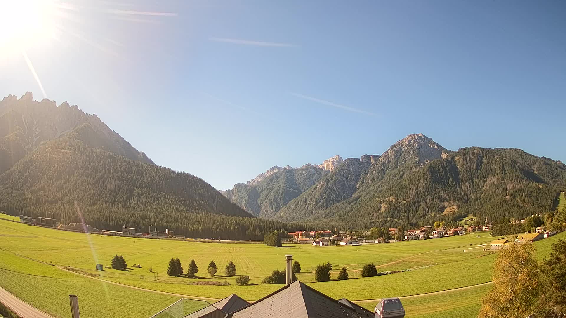 Webcam Toblach Dolomiten – Blick vom Hotel Rosengarten