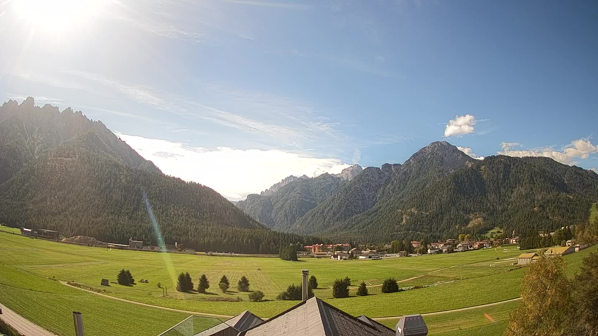 Webcam Toblach Dolomiten – Blick vom Hotel Rosengarten