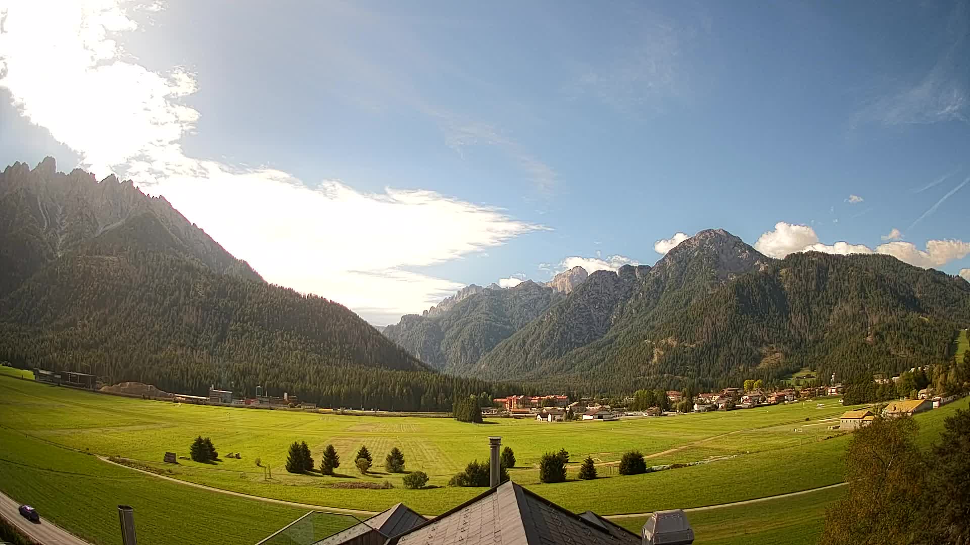 Webcam Toblach Dolomitas – Vista desde el Hotel Rosengarten