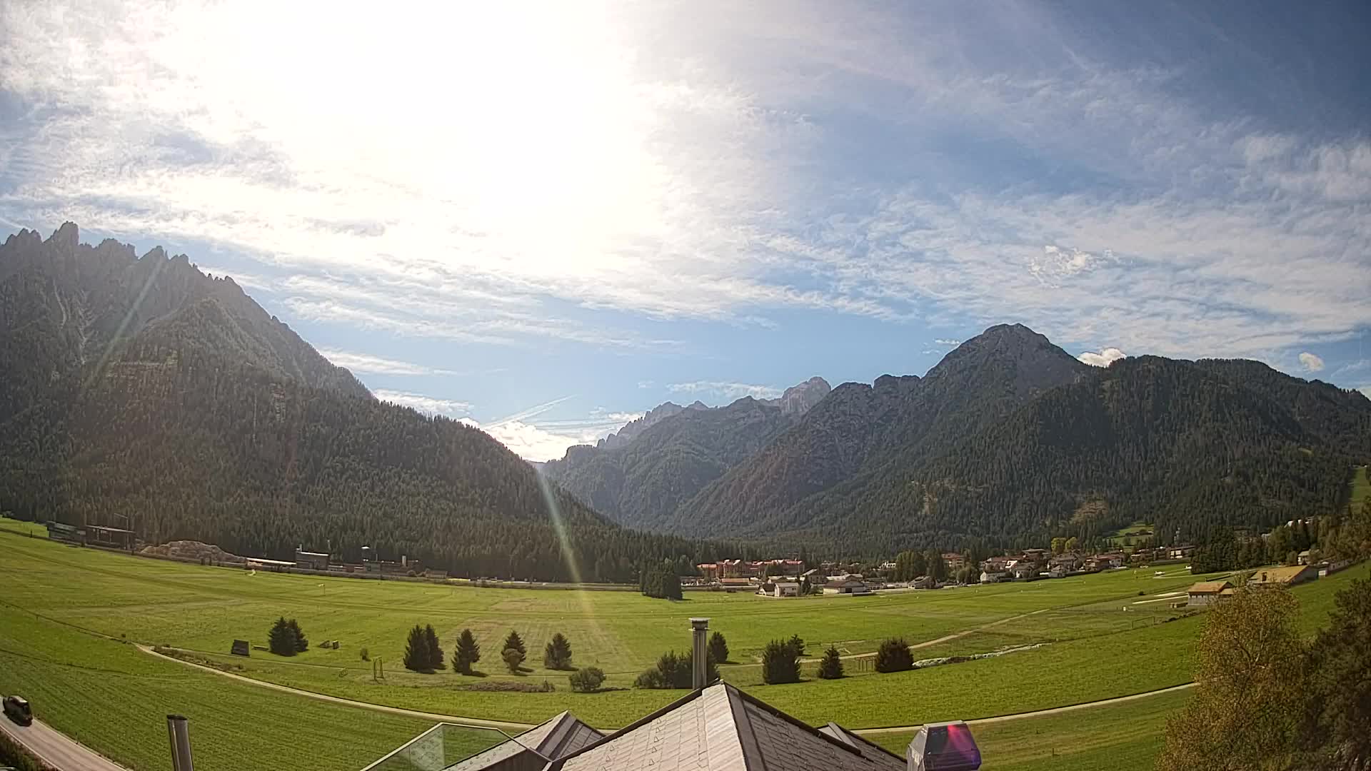 Webcam Toblach Dolomiten – Blick vom Hotel Rosengarten