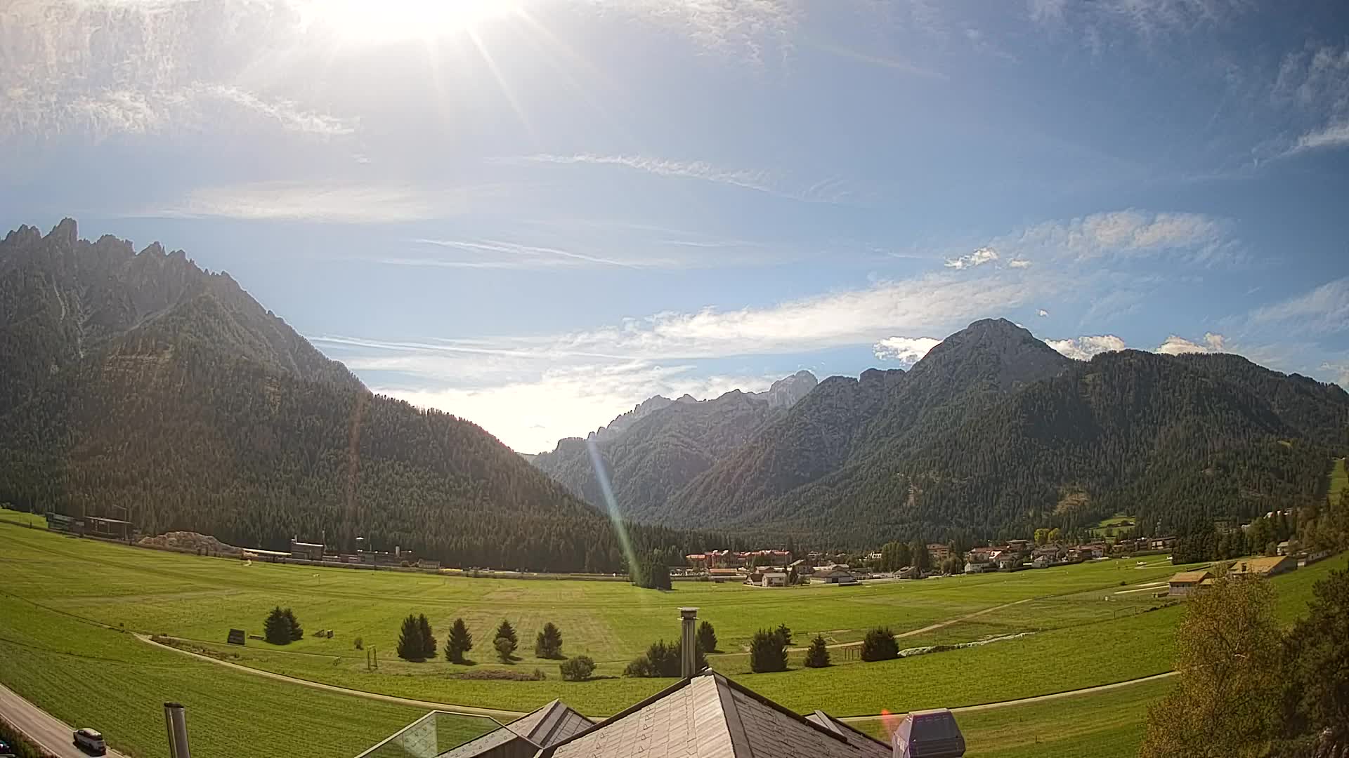 Webcam Toblach Dolomiten – Blick vom Hotel Rosengarten
