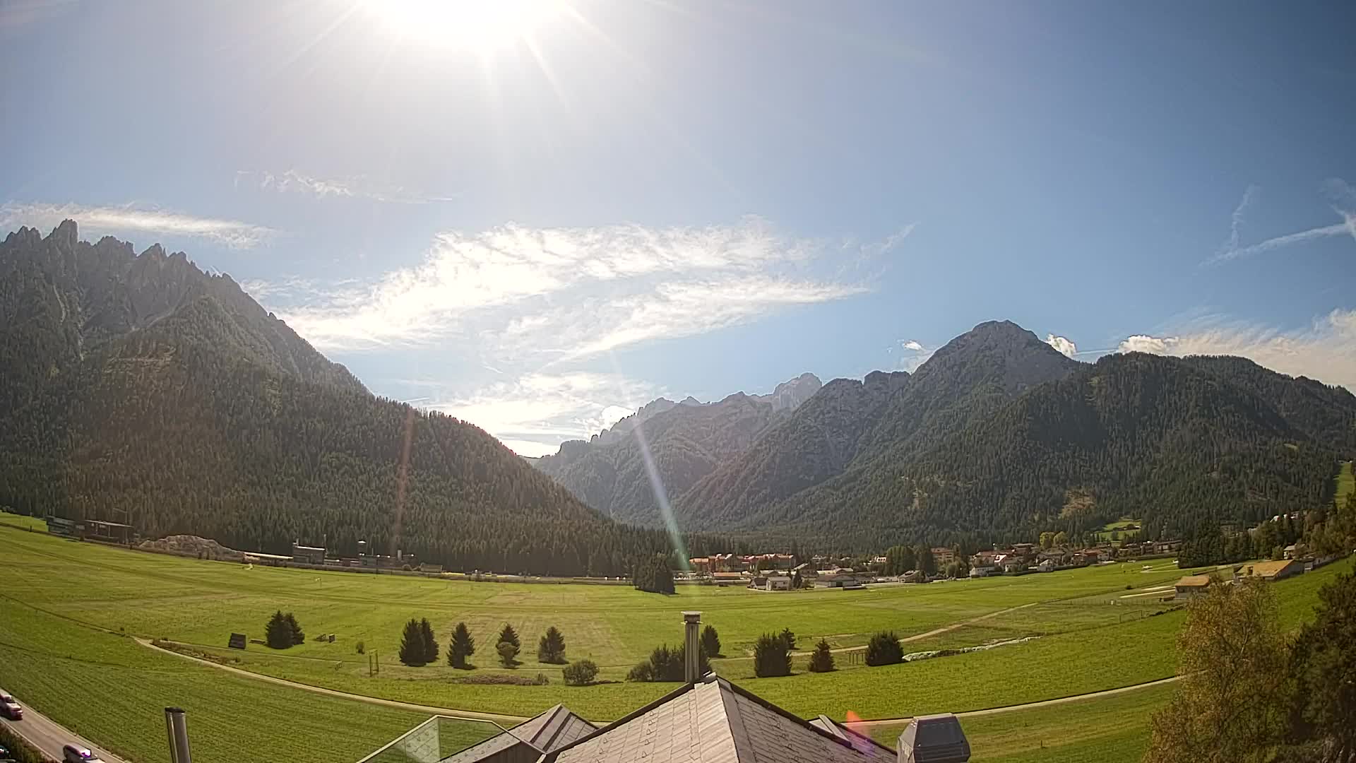 Webcam Toblach Dolomiten – Blick vom Hotel Rosengarten