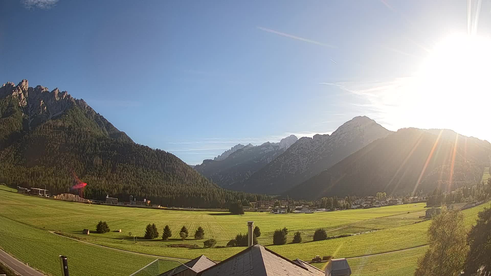 Webcam Toblach Dolomites – View from Hotel Rosengarten