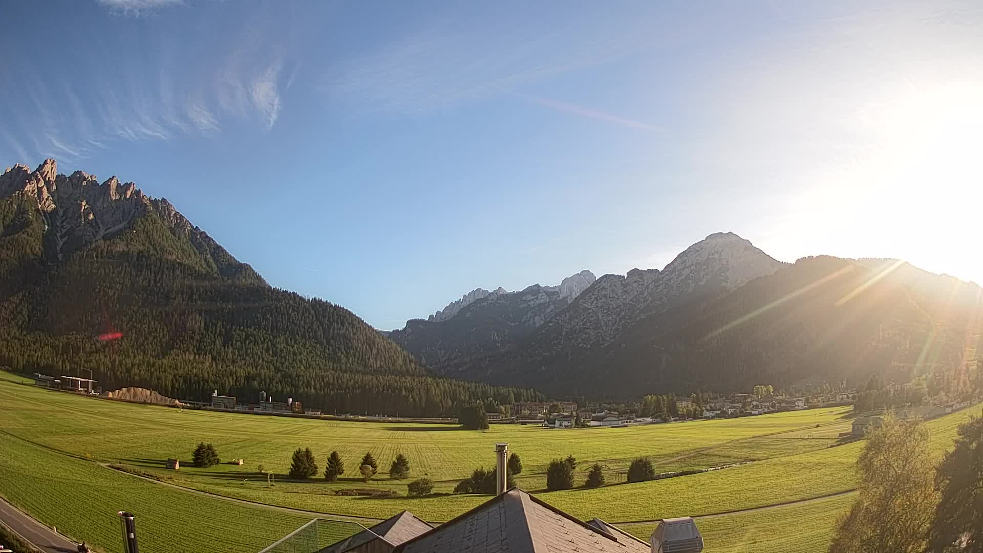 Webcam Toblach Dolomiten – Blick vom Hotel Rosengarten