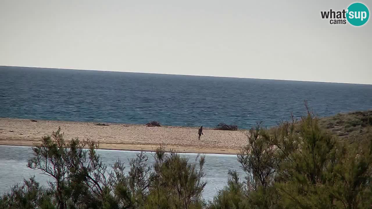 Webcam Chia – Vue en direct de la plage Su Giudeu