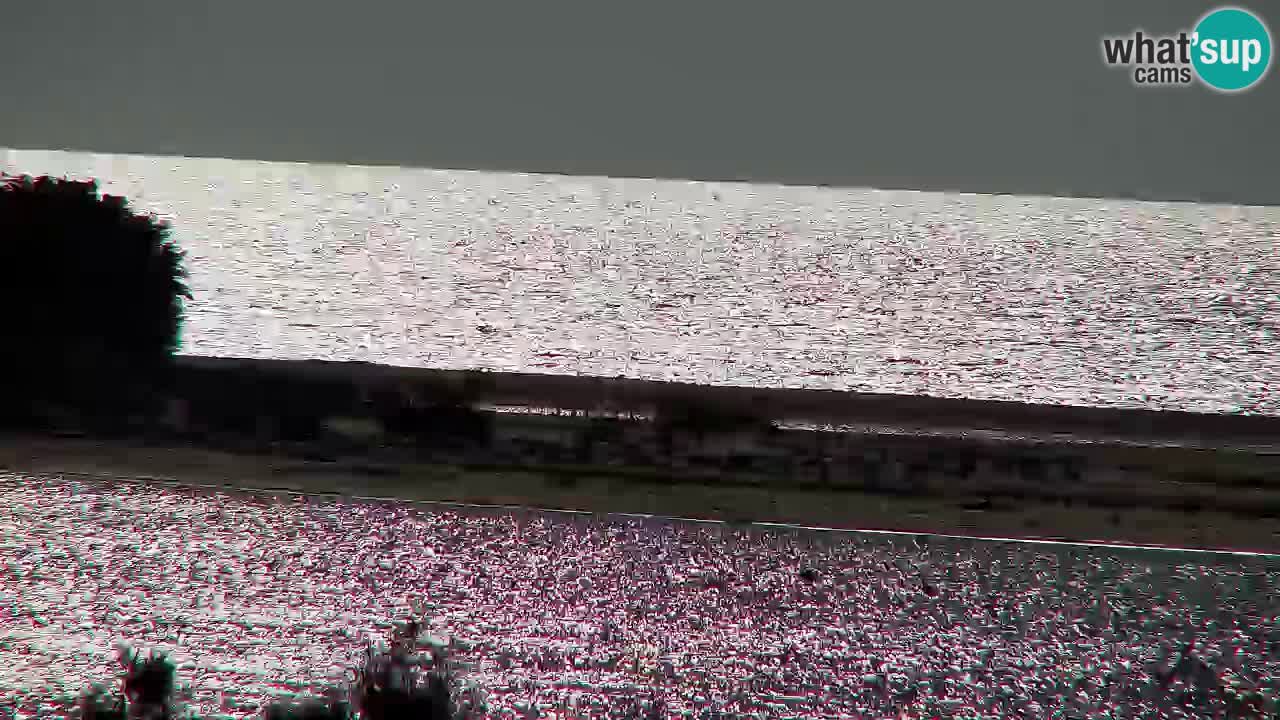 Webcam Chia – Vue en direct de la plage Su Giudeu