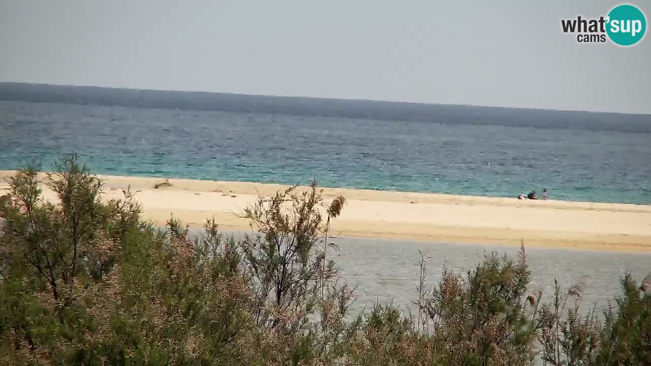 Webcam Chia – Vue en direct de la plage Su Giudeu