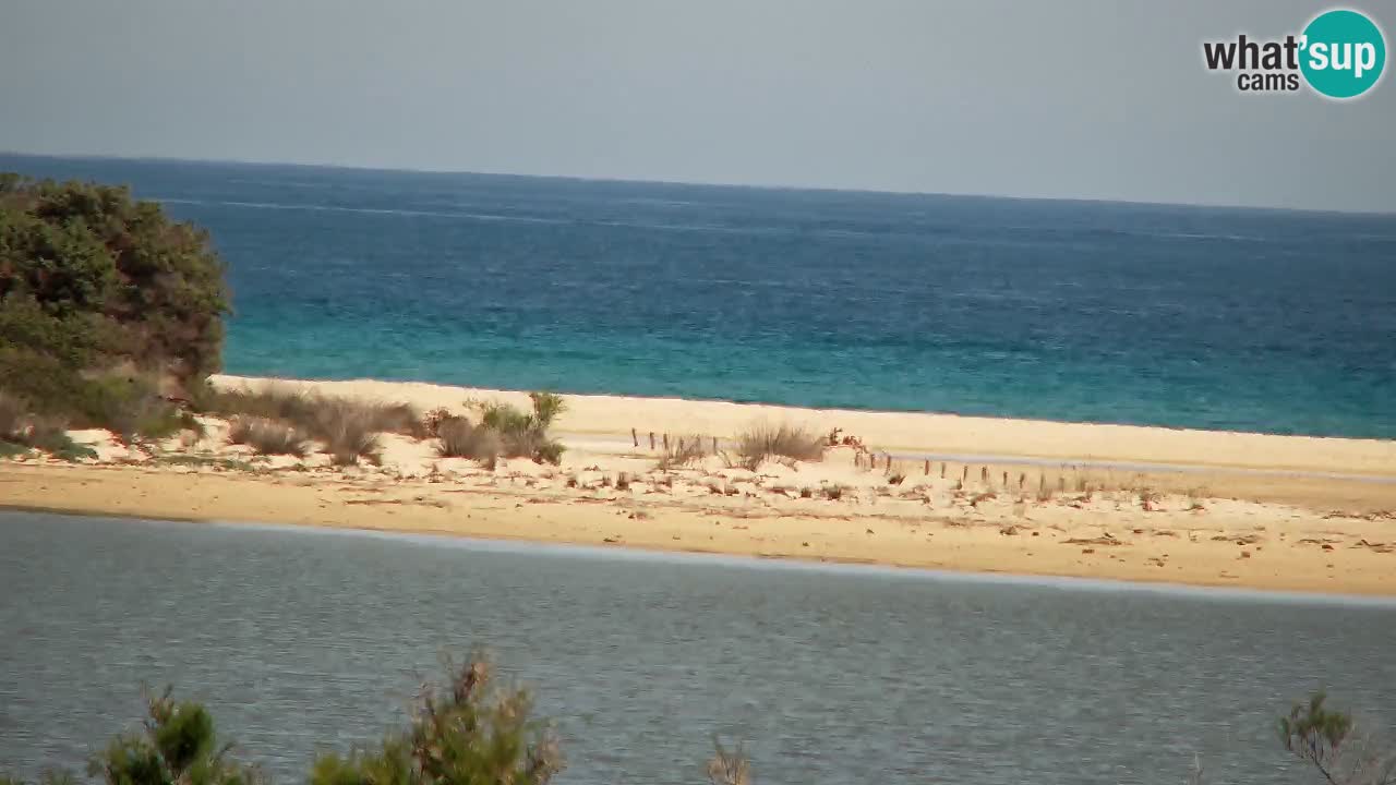 Spletna kamera Chia – Pogled v živo na plažo Su Giudeu