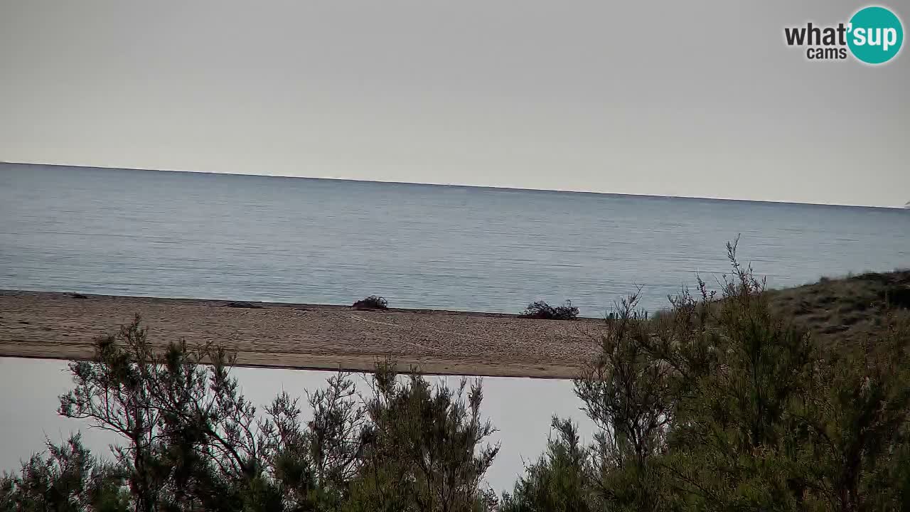 Spletna kamera Chia – Pogled v živo na plažo Su Giudeu