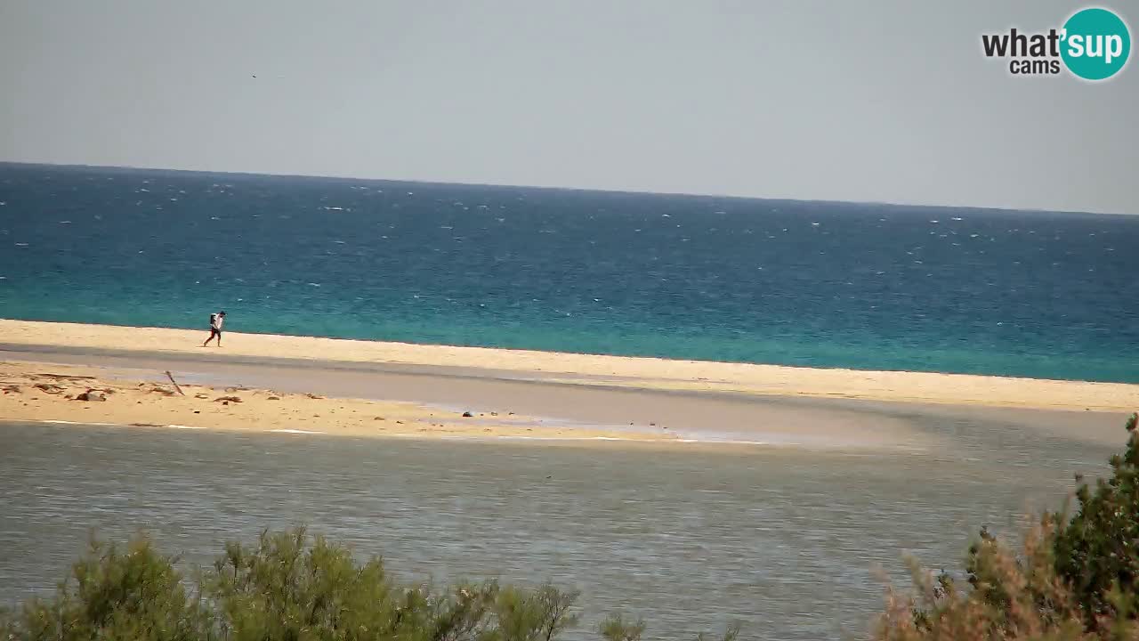 Spletna kamera Chia – Pogled v živo na plažo Su Giudeu