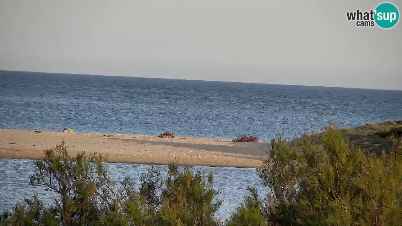 Webcam Chia – Vue en direct de la plage Su Giudeu