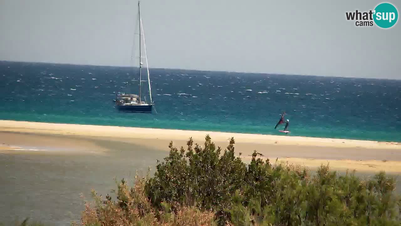 Spletna kamera Chia – Pogled v živo na plažo Su Giudeu