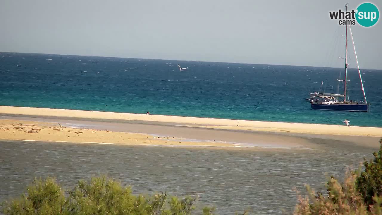 Webcam Chia – Vue en direct de la plage Su Giudeu