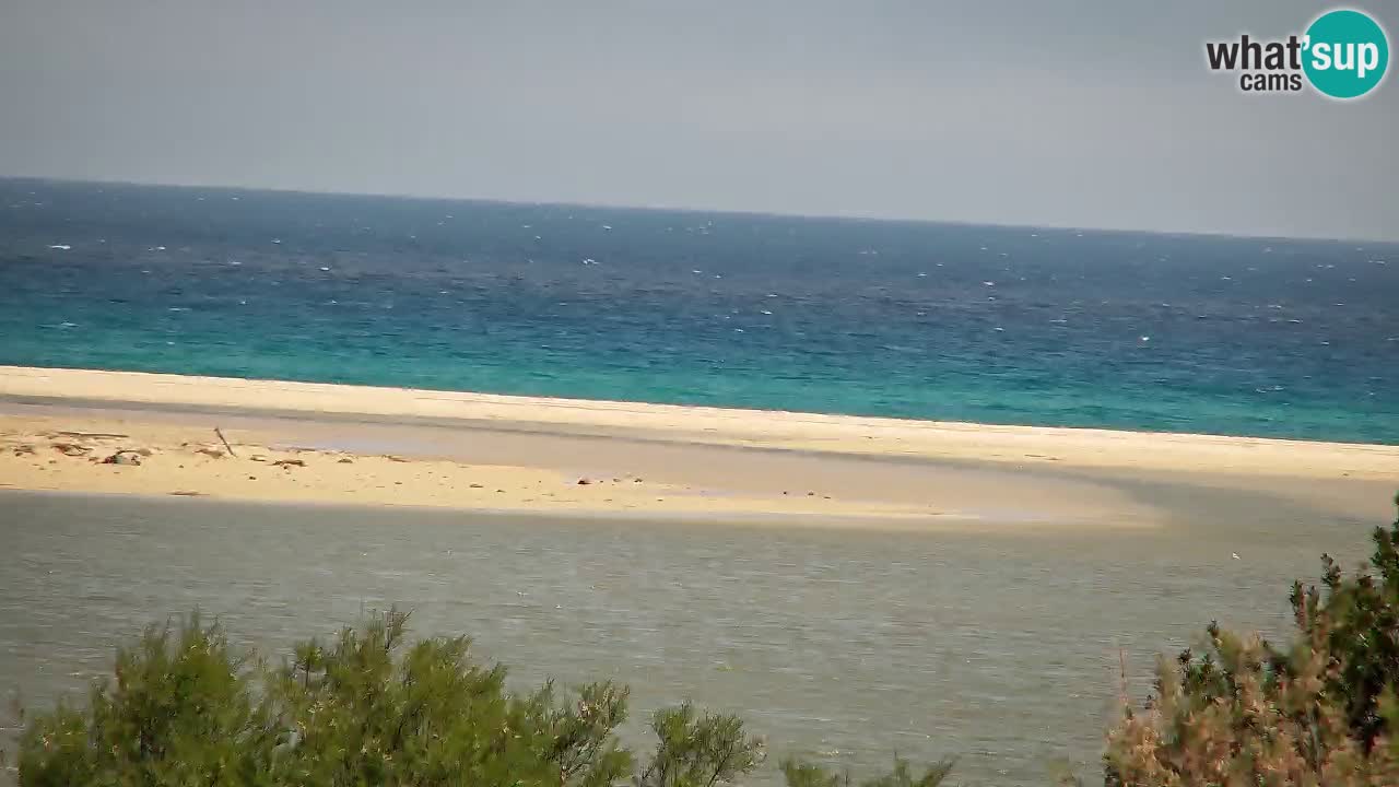 Webcam Chia – Vue en direct de la plage Su Giudeu