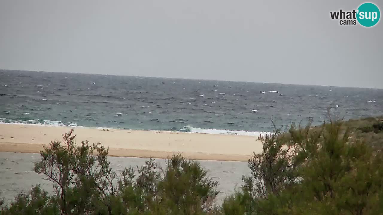 Spletna kamera Chia – Pogled v živo na plažo Su Giudeu
