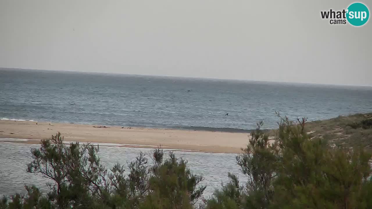 Spletna kamera Chia – Pogled v živo na plažo Su Giudeu