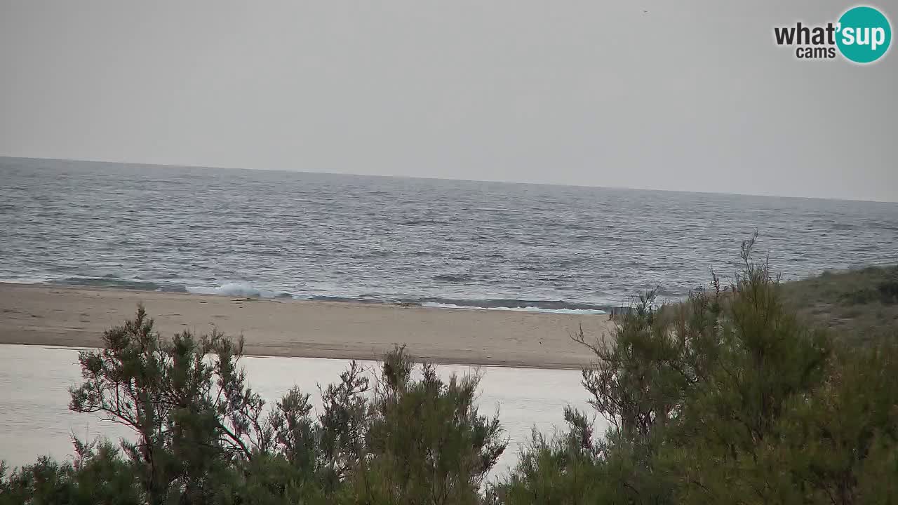 Webcam Chia – Vista en directo de la playa Su Giudeu