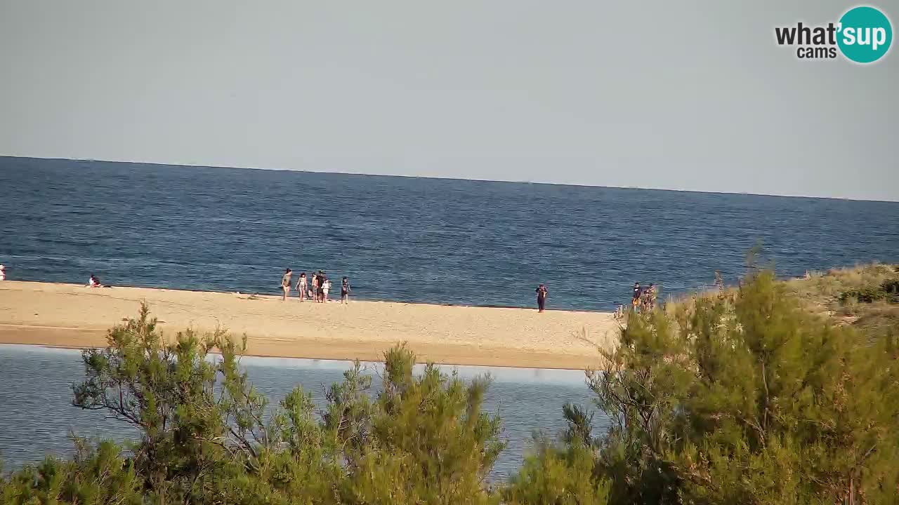 Webcam Chia – Vue en direct de la plage Su Giudeu