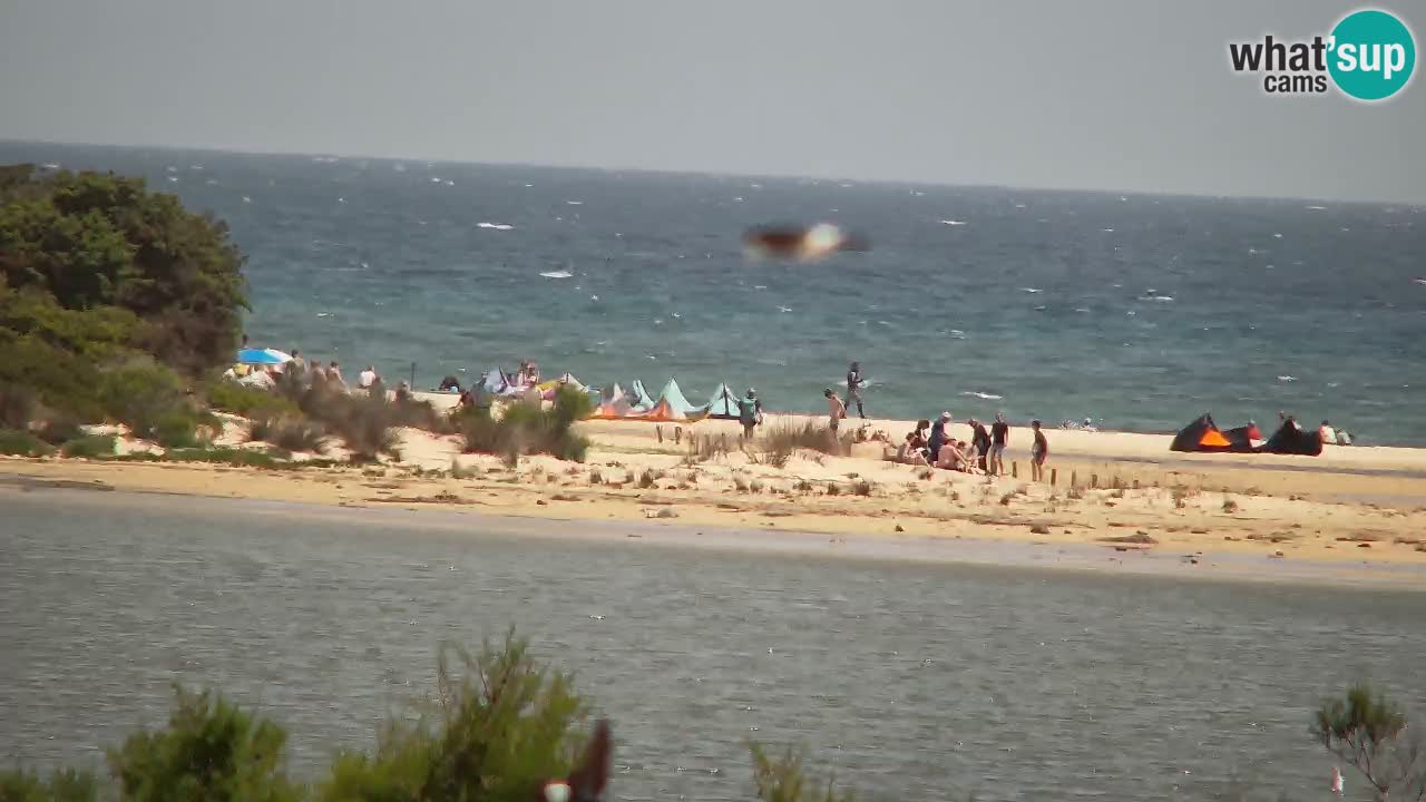 Spletna kamera Chia – Pogled v živo na plažo Su Giudeu