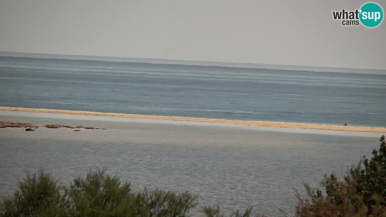 Spletna kamera Chia – Pogled v živo na plažo Su Giudeu