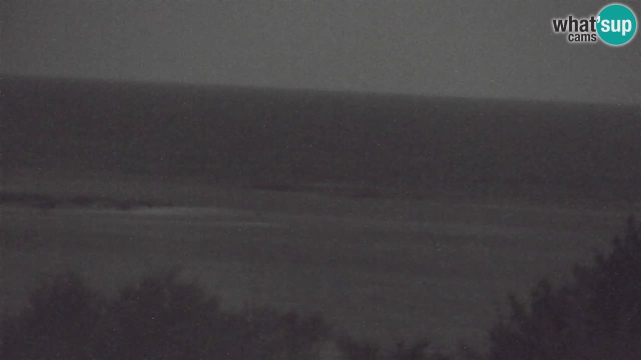 Webcam Chia – Vue en direct de la plage Su Giudeu