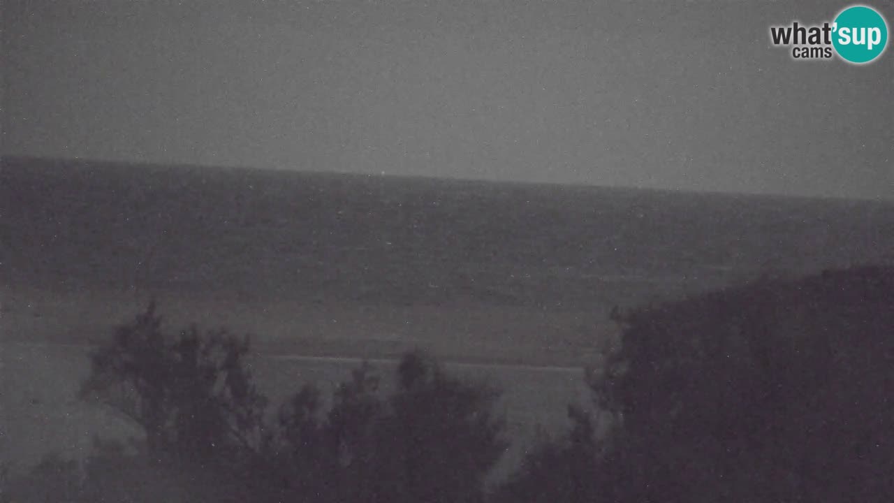 Webcam Chia – Vista en directo de la playa Su Giudeu