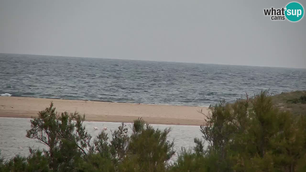 Webcam Chia – Vista en directo de la playa Su Giudeu