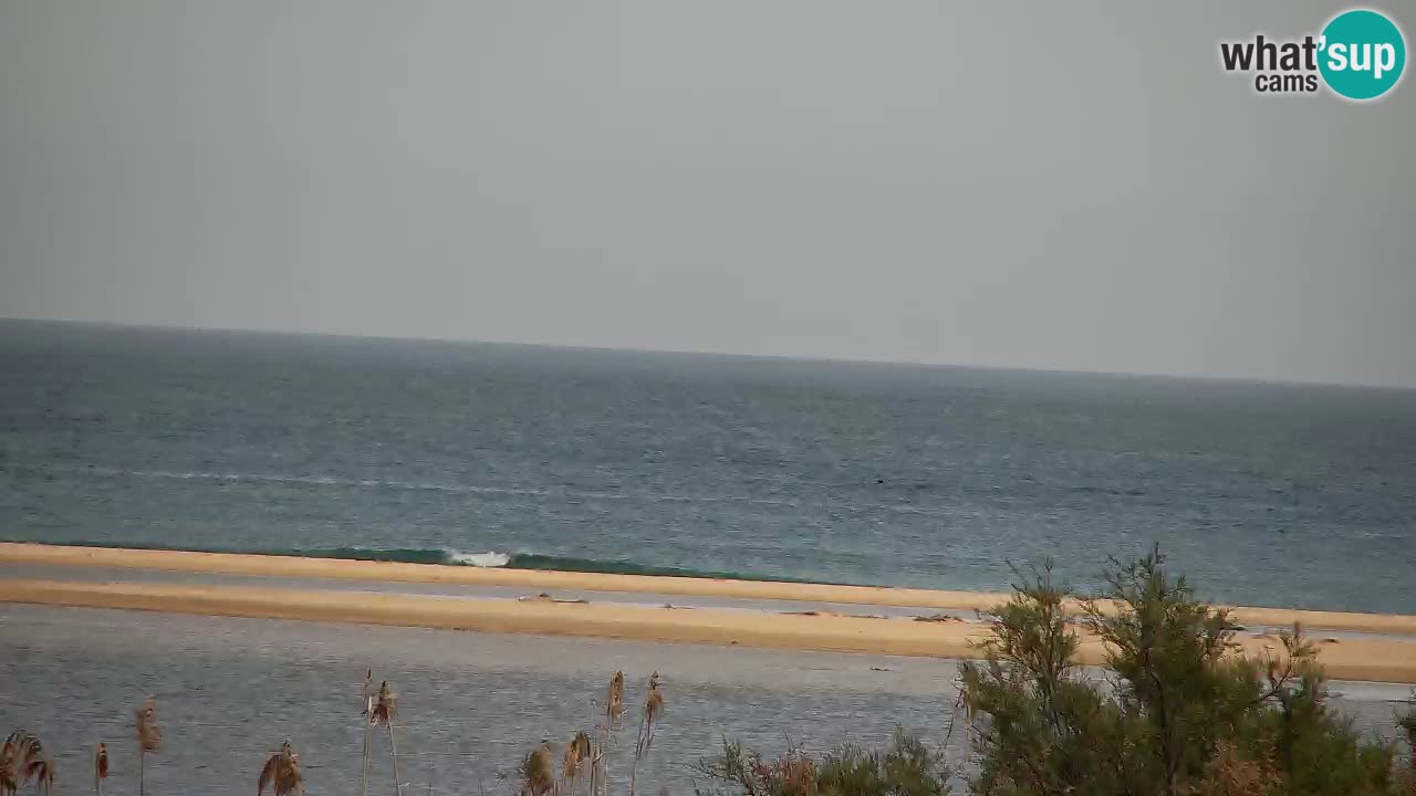 Spletna kamera Chia – Pogled v živo na plažo Su Giudeu