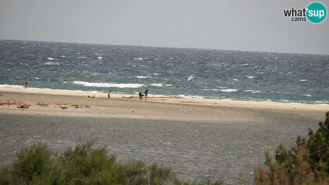 Spletna kamera Chia – Pogled v živo na plažo Su Giudeu