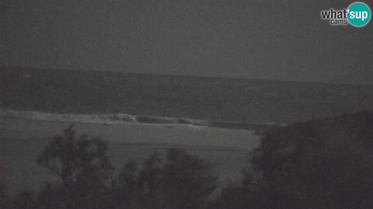 Webcam Chia – Vista en directo de la playa Su Giudeu