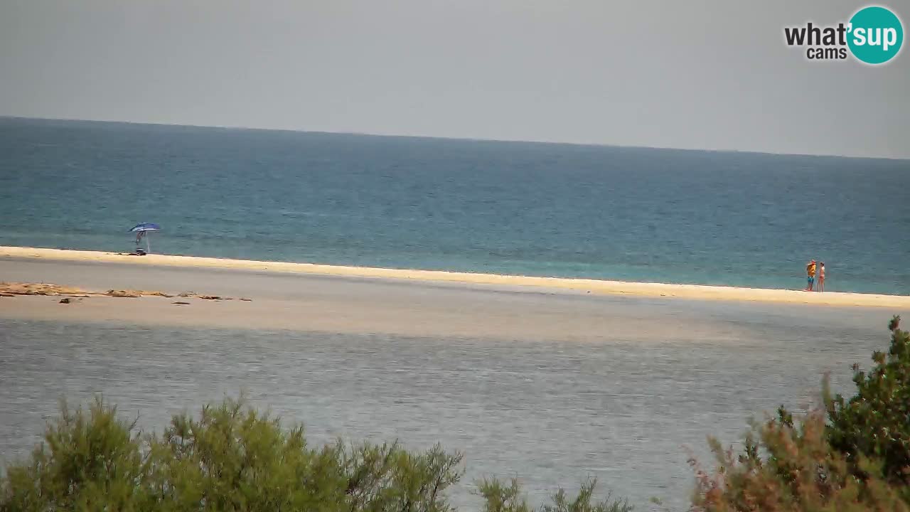 Spletna kamera Chia – Pogled v živo na plažo Su Giudeu