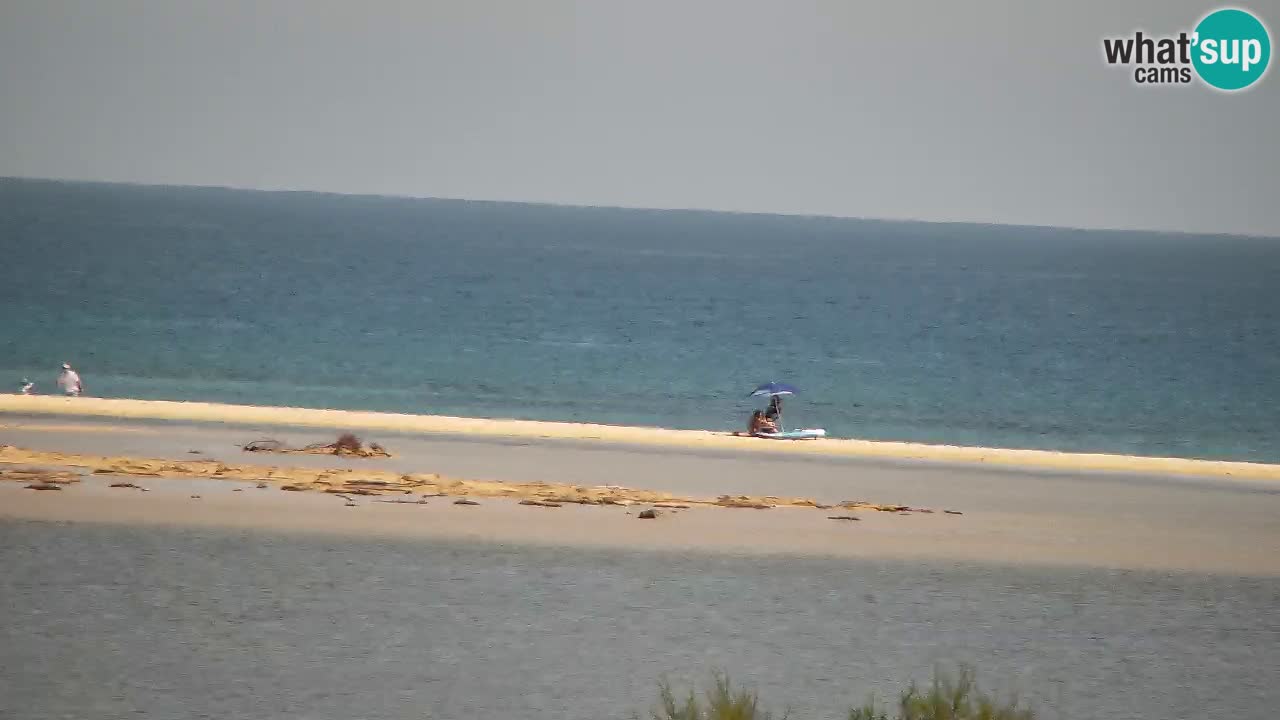 Webcam Chia – Vista en directo de la playa Su Giudeu