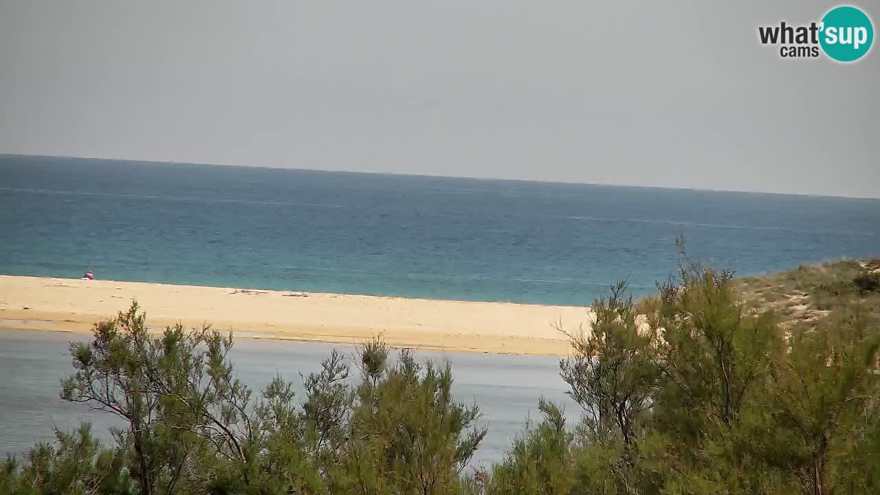 Webcam Chia – Vue en direct de la plage Su Giudeu