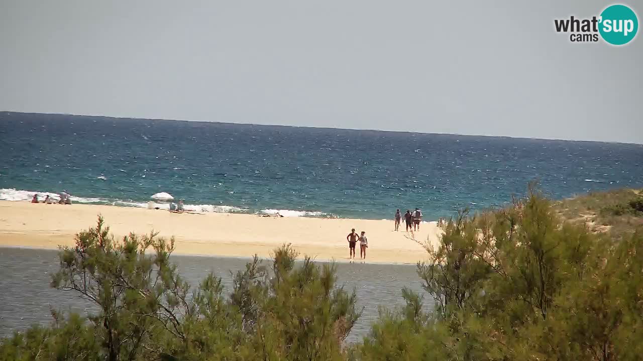 Webcam Chia – Spiaggia Su Giudeu in diretta