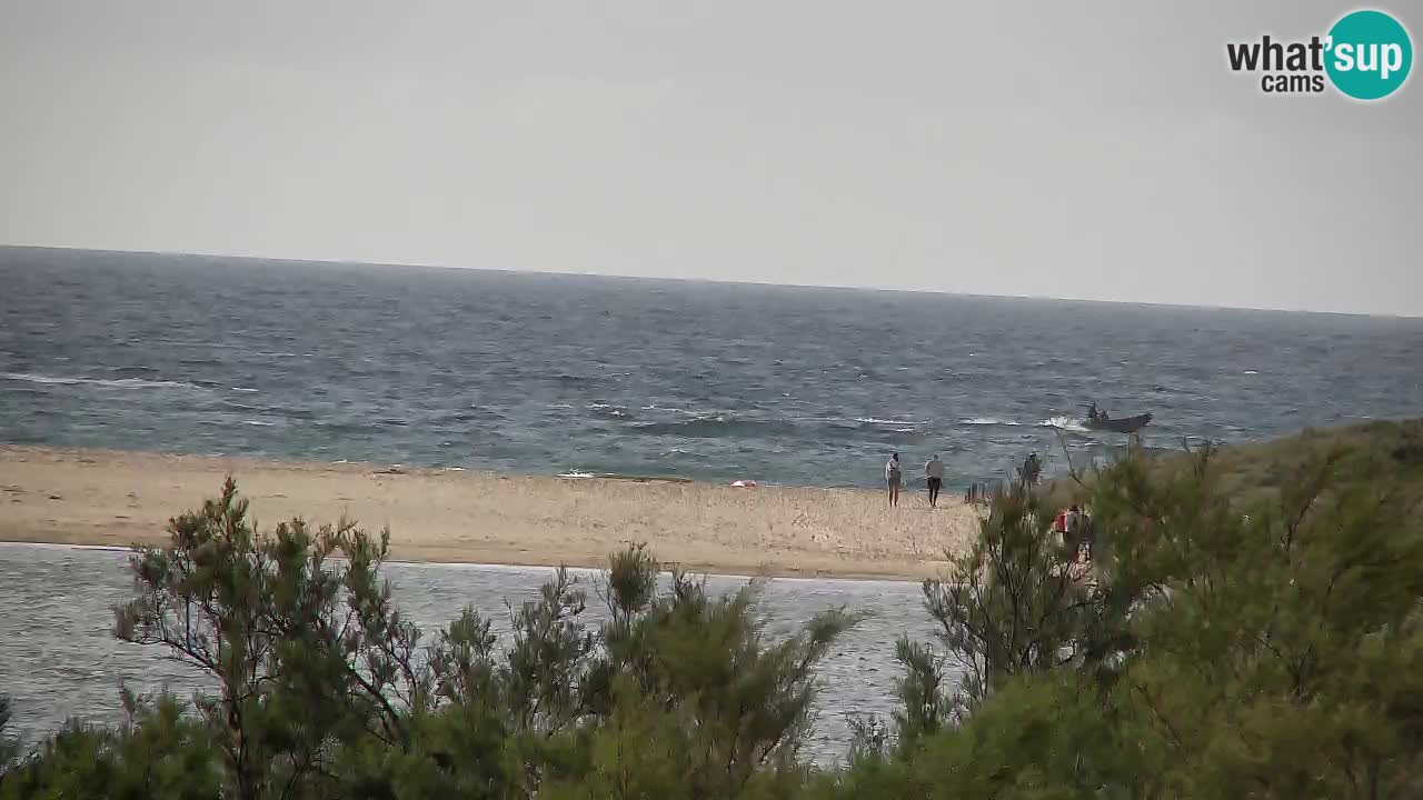Webcam Chia – Vista en directo de la playa Su Giudeu