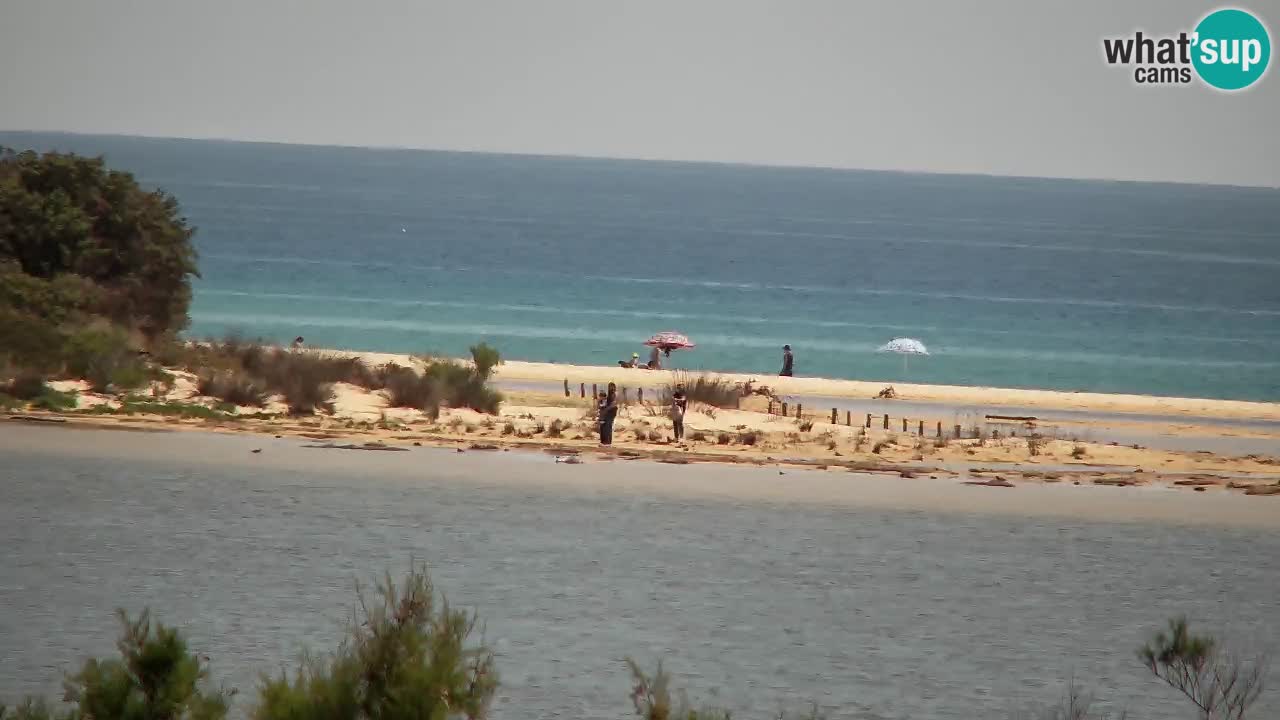 Webcam Chia – Vista en directo de la playa Su Giudeu