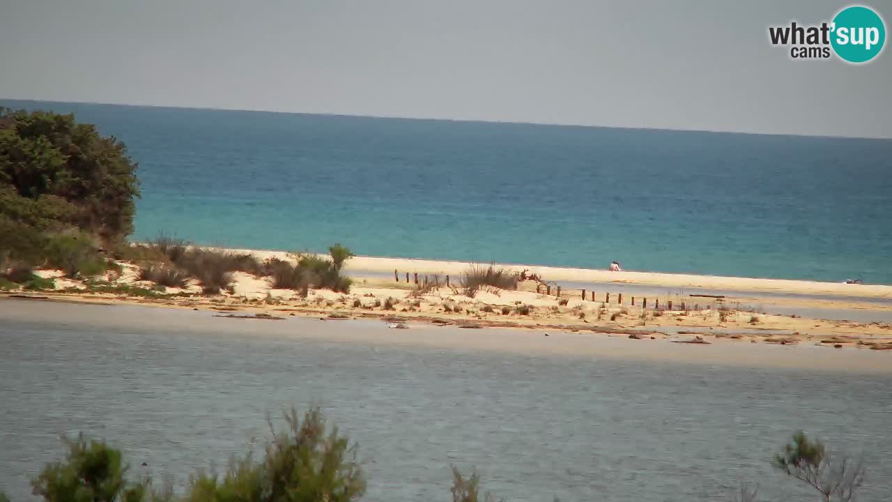 Webcam Chia – Vue en direct de la plage Su Giudeu