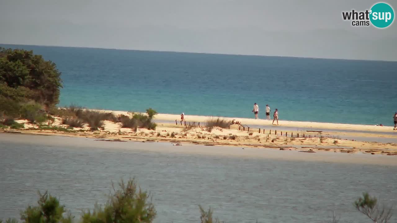 Webcam Chia – Vista en directo de la playa Su Giudeu
