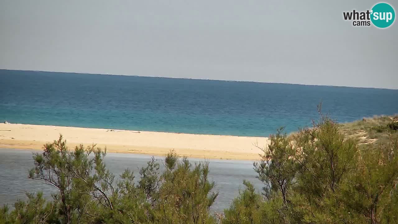 Webcam Chia – Vue en direct de la plage Su Giudeu